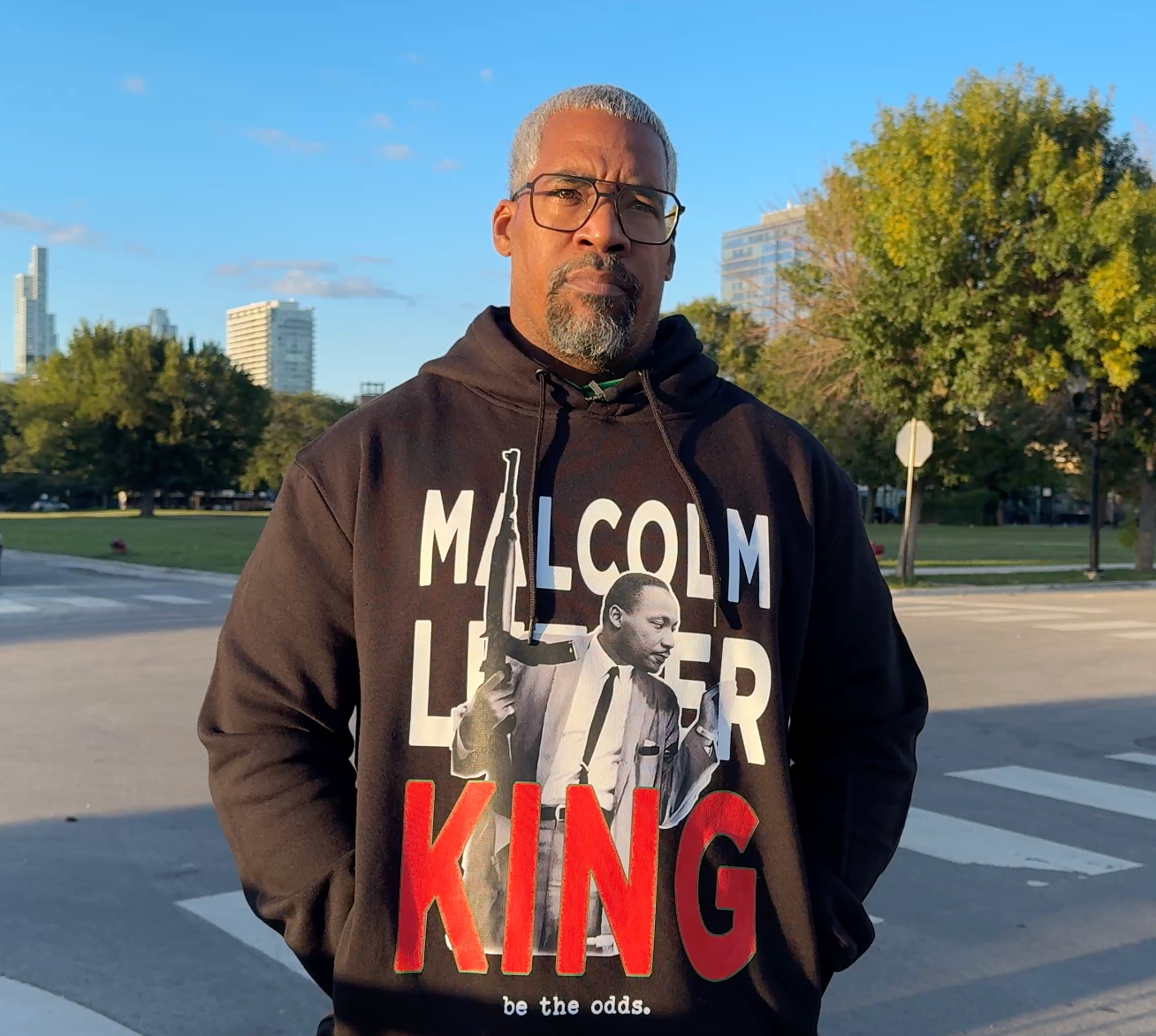 By Any Dream Necessary - Malcolm Luther King Hoodie